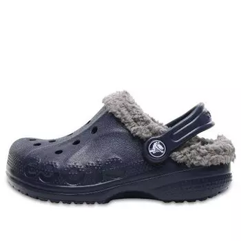 Кроссовки baya lined clogs 'navy grey' Crocs, синий