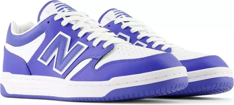 Кроссовки BB480L v1 New Balance, цвет White/Marine Blue