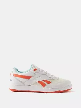 Кроссовки bb 4000 ii из кожи и замши Reebok, оранжевый