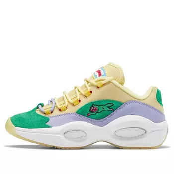 Кроссовки bbc ice cream x question low 'yellow lilac glow' Reebok, желтый
