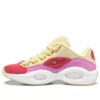 Кроссовки bbc ice cream x question low 'yellow red' Reebok, желтый