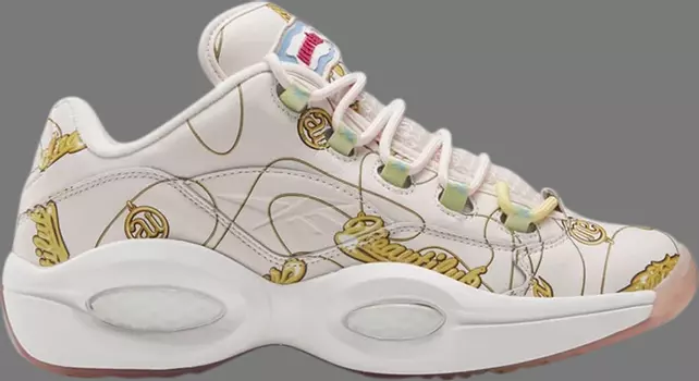 Кроссовки bbc ice cream x question low 'name chains' Reebok, белый