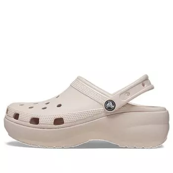 Кроссовки beach clouds clogs 'beige' Crocs, бежевый