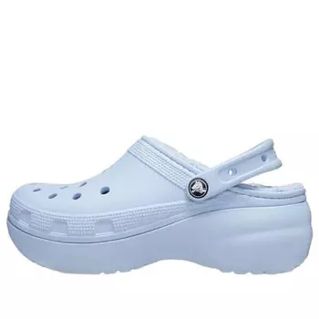 Кроссовки beach clouds clogs 'sky blue' Crocs, голубой