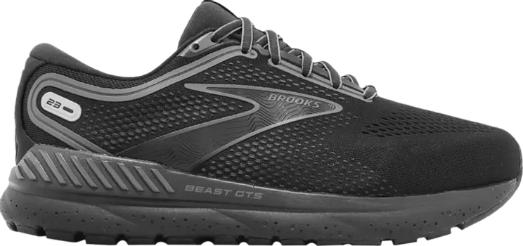 Кроссовки Beast GTS 23 4E Wide 'Black Gunmetal', черный