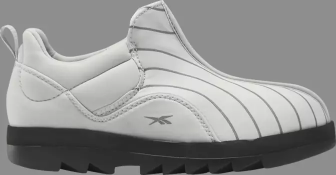 Кроссовки beatnik 'pure grey black' Reebok, серый