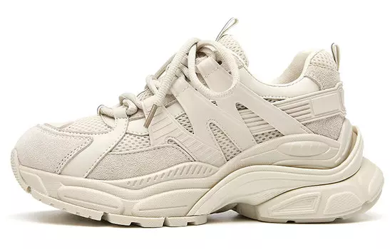Кроссовки Beau Today Chunky Sneakers Women's Low-top Off-white, цвет Off-white