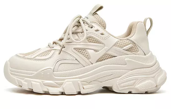 Кроссовки Beau Today Chunky Sneakers Women's Low-top Off-white, цвет Off-white