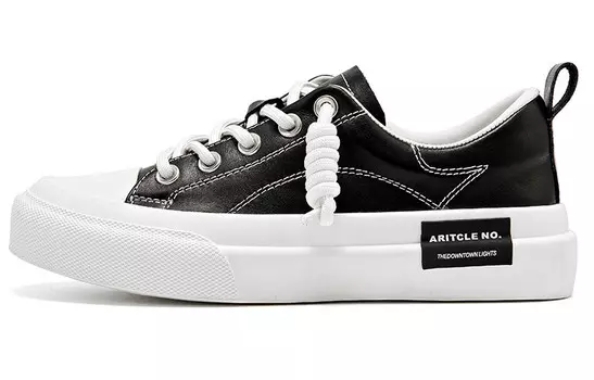 Кроссовки Beau Today Skateboarding Shoes Women's Low-top, черный