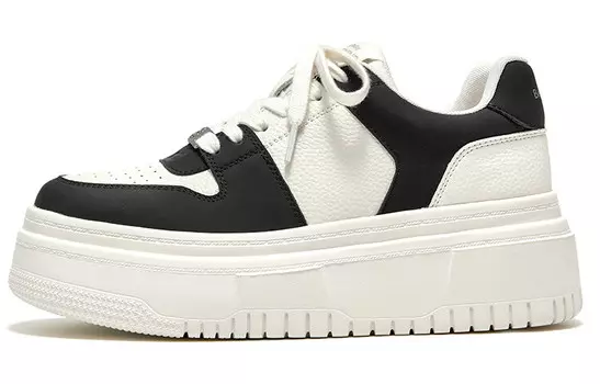 Кроссовки Beau Today Skateboarding Shoes Women's Low-top, белый/черный