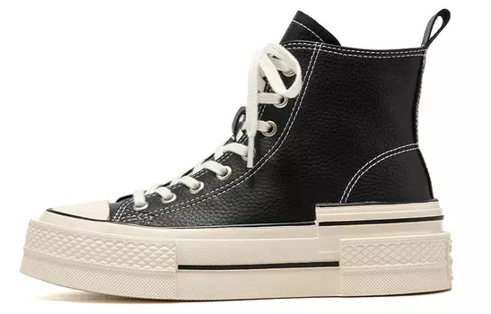 Кроссовки Beau Today Skateboarding Shoes Women's High-top, черный