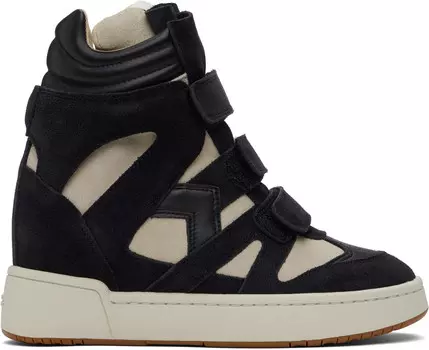 Кроссовки Bekett черного и серого цвета Isabel Marant