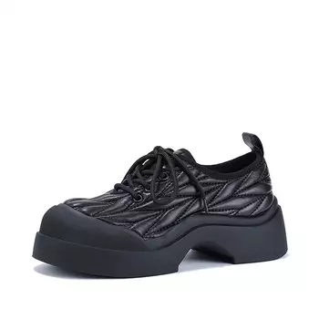 Кроссовки BELLALILY Casual Shoes Women's Low-Top, черный