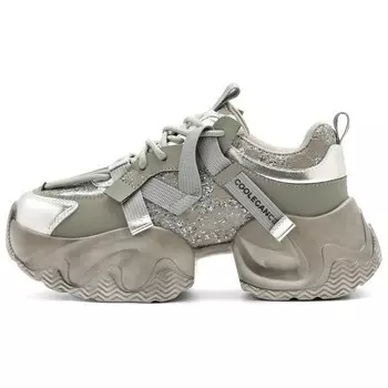 Кроссовки BELLE Chunky Sneakers Women's Low-top, серый