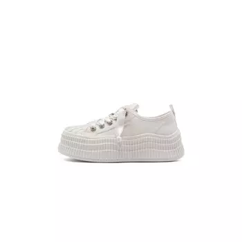 Кроссовки Belle Skateboarding Low-top, бежевый/белый