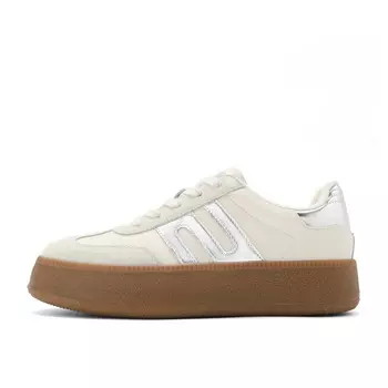 Кроссовки Belle Skateboarding Low-top, бежевый/серебристый