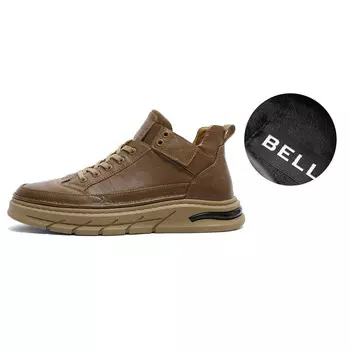 Кроссовки BELLE Skateboarding Shoes Men Low-top, коричневый