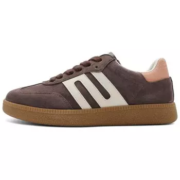 Кроссовки BELLE Skateboarding Shoes Women's Low-top, бежевый/черный