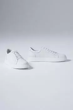 Кроссовки - Белый - Плоские CZ London, белый