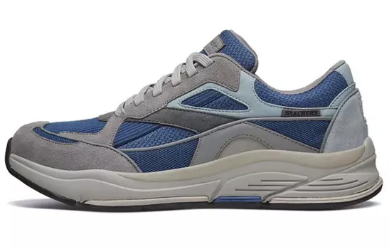 Кроссовки Benago мужские с низким верхом серые/синие Skechers