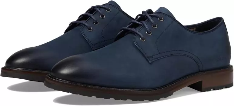 Кроссовки Berkshire Lug Plain Toe Oxford Cole Haan, цвет Navy Blazer Waxy Leather/Truffle WR