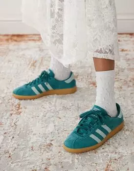 Кроссовки Bermuda темно-зеленого цвета adidas Originals