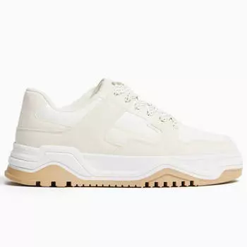 Кроссовки Bershka Chunky, песочный