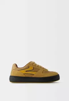 Кроссовки Bershka, коричневый