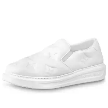 Кроссовки beverly hills slip on shoes 'white monogram' Louis Vuitton, белый