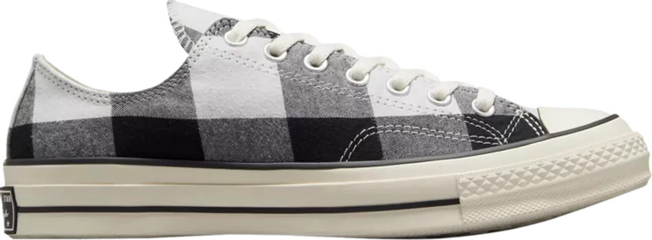 Кроссовки Beyond Retro x Chuck 70 Low 'Upcycled Flannel', черный