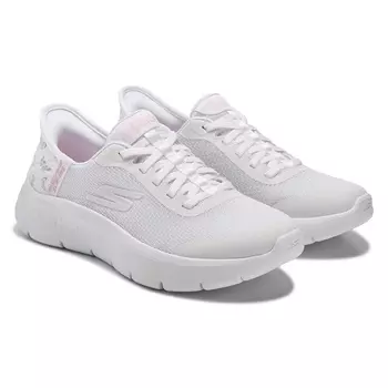 Кроссовки без шнурков Slip-Ins go walk flex Skechers, white/pink