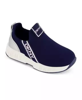 Кроссовки без шнуровки для маленьких девочек Dkny, синий
