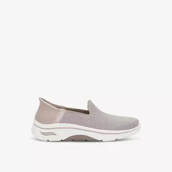 Кроссовки без шнуровки go walk arch fit 2 0 из тканого материала с низким берцем Skechers, коричневый