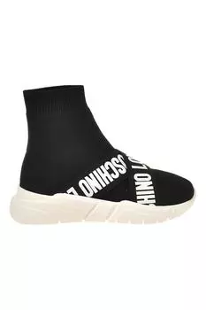 Кроссовки без шнуровки Love Moschino, черный