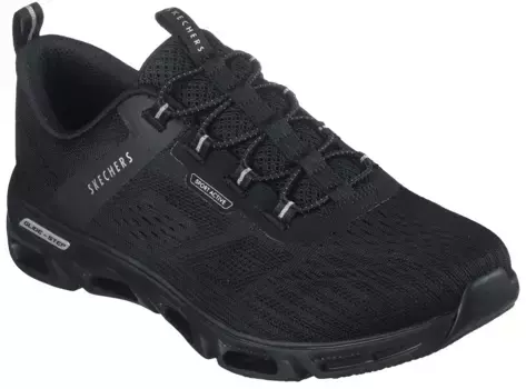 Кроссовки без шнуровки Skechers "GLIDE-STEP GRATIFY-RENOWN", тренировочная обувь, повседневная обувь с пеной с эффектом памяти с воздушным охлаждением, цвет Schwarz-Rosgoldfarben
