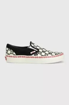 Кроссовки без шнуровки Year of The Rabbit Classic Vans, черный