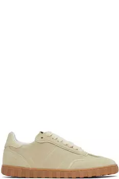 Кроссовки бежевые кожаные Low Top Step AMI Paris