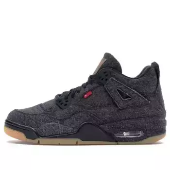 Кроссовки (bg) 4 x levi's 'black' Air Jordan, черный