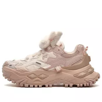 Кроссовки bianco sneakers 'pink white' Fila Fusion, розовый