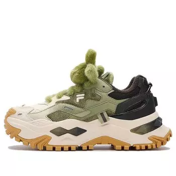 Кроссовки bianco sneakers 'white green black' Fila Fusion, белый