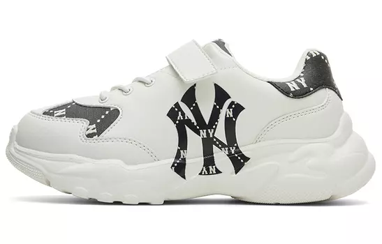 Кроссовки Big Ball Chunky Kids Lifestyle GS Low-top белые/черные Mlb, белый