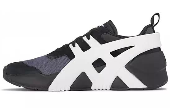 Кроссовки Big Logo Trainer 2.0 Lifestyle унисекс с низким верхом черного/белого цвета Onitsuka Tiger