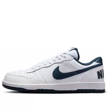 Кроссовки big low 'white midnight navy' Nike, белый