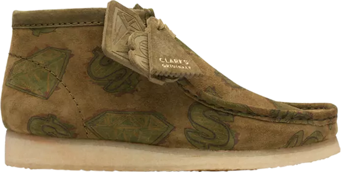 Кроссовки Billionaire Boys Club x Wallabee Boot 'Dark Green', зеленый