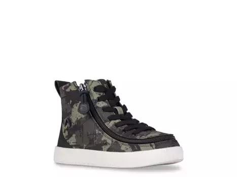 Кроссовки BILLY Footwear Classic High-Top — детские, серо-зеленый камуфляж