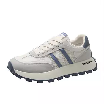 Кроссовки BINGO DUCK bingo duck Lifestyle Shoes Women's Low-top, бежевый/синий