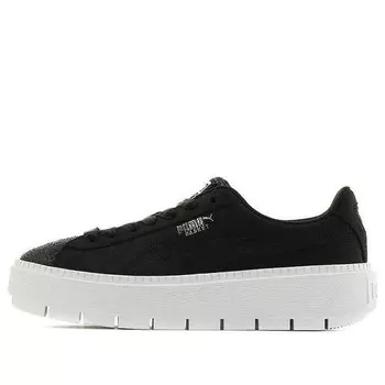 Кроссовки biohacking platform low-top black/white Puma, черный