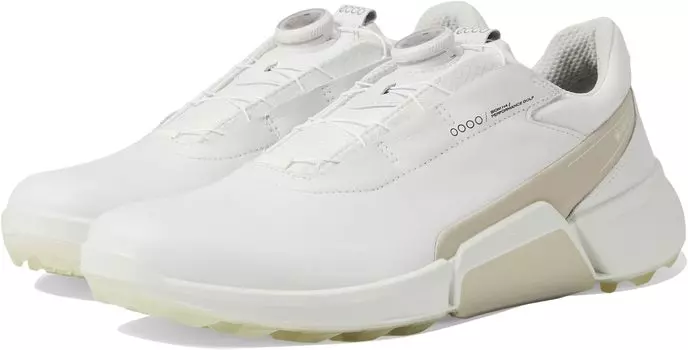 Кроссовки Biom H4 Boa GORE-TEX Waterproof Golf Hybrid Golf Shoes ECCO, цвет White/Gravel Cow Leather