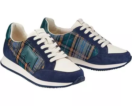 Кроссовки Birdies Roadrunner Suede Sneakers, цвет Navy Plaid