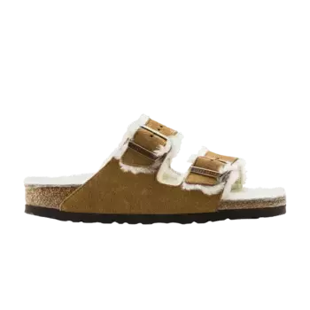Кроссовки Birkenstock Arizona Shearling Mink, желто-коричневый